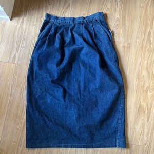 Classic Denim Skirt